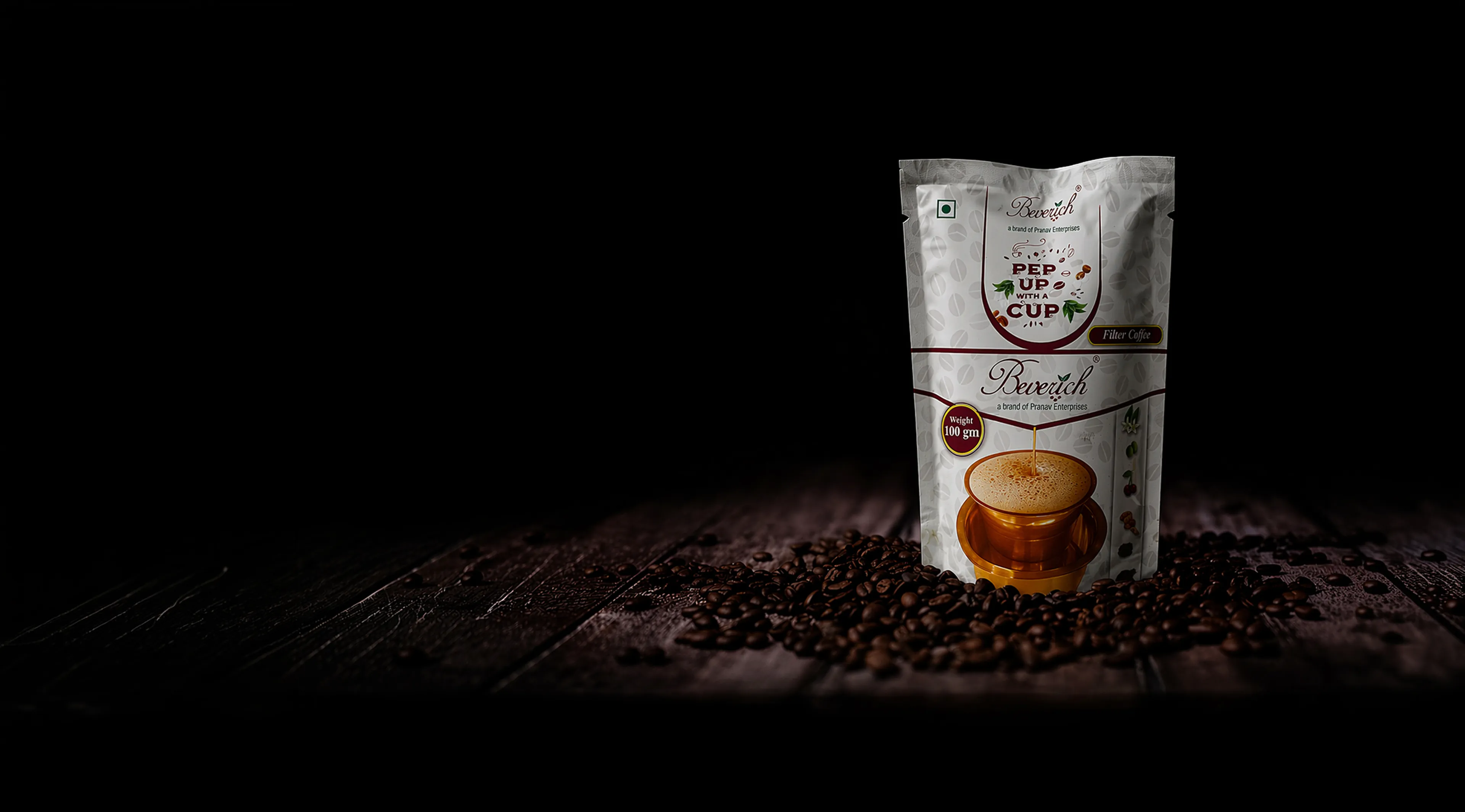 Beverich Pep Up Cup – premium coffee premix for a perfect brew every time